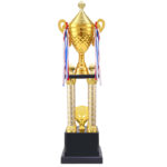 Luxury Four Column Championship Trophy