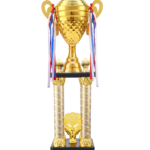 Luxury Four Column Championship Trophy