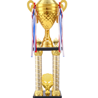 Luxury Four Column Championship Trophy