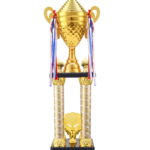 Luxury Four Column Championship Trophy