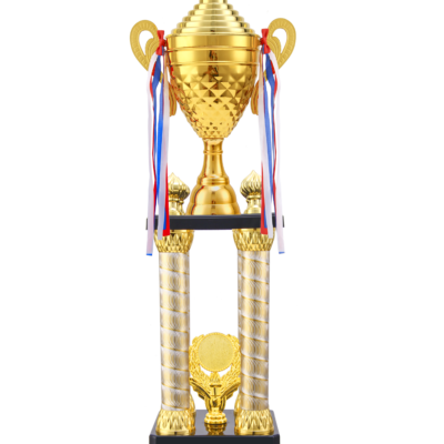 Luxury Four Column Championship Trophy