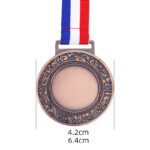 Custom Metal Award Medal with Neck Ribbon