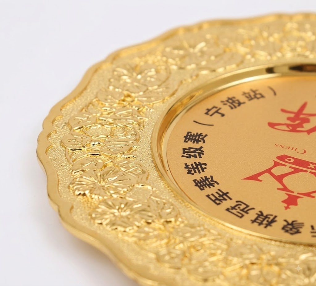 Custom Metal Award Plate 04