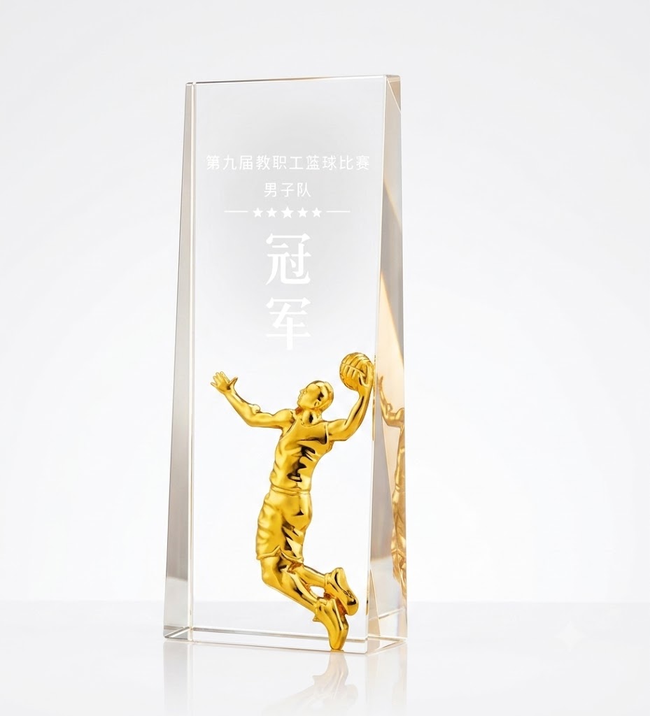 Custom Crystal Trophy 02