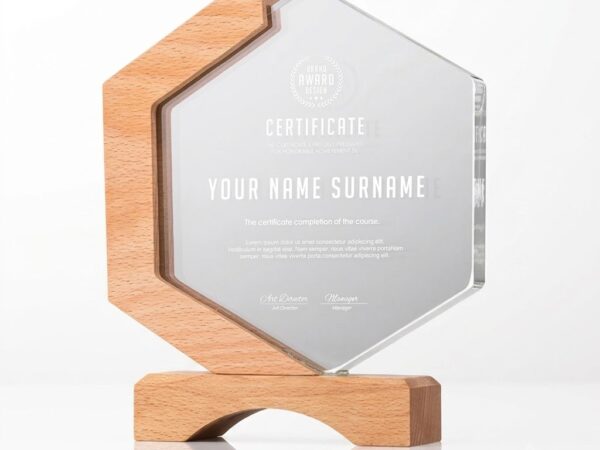 Custom Crystal Trophy 07