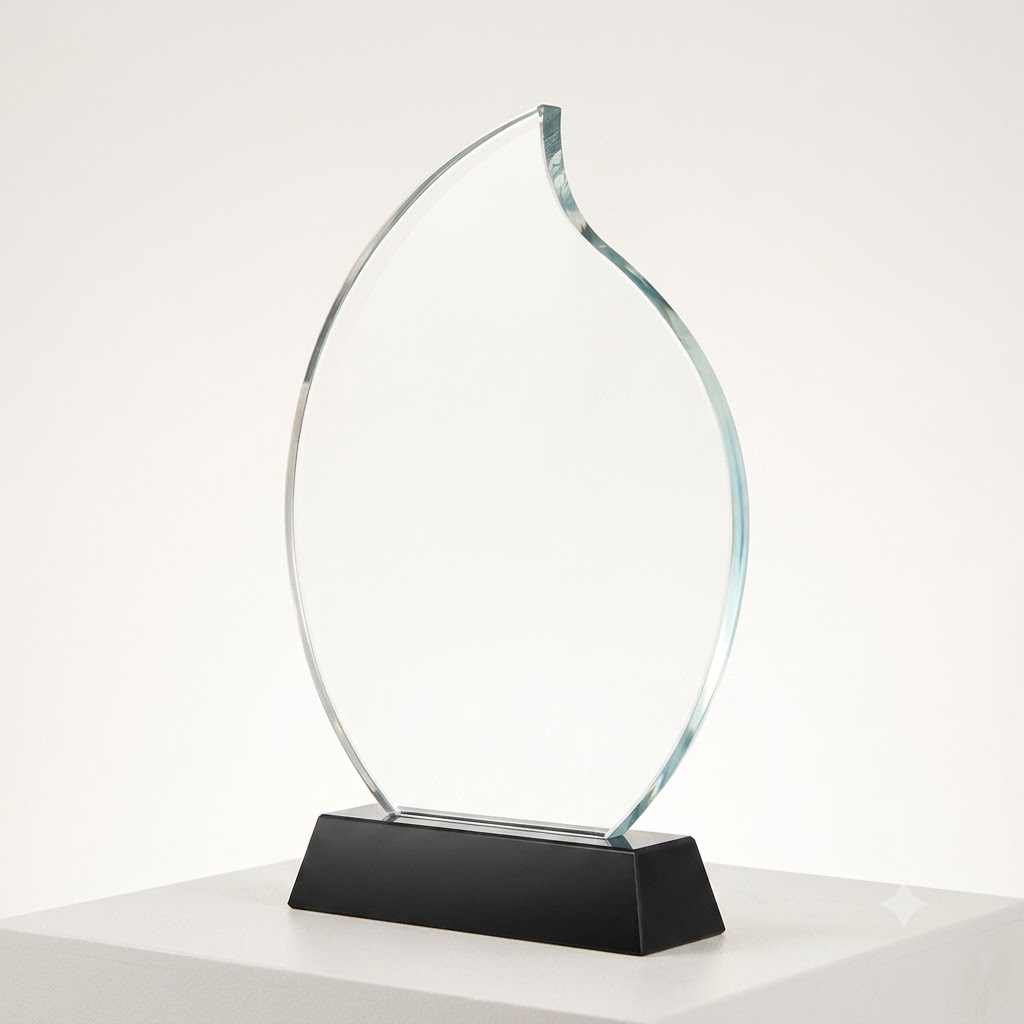 Custom Crystal Trophy 09