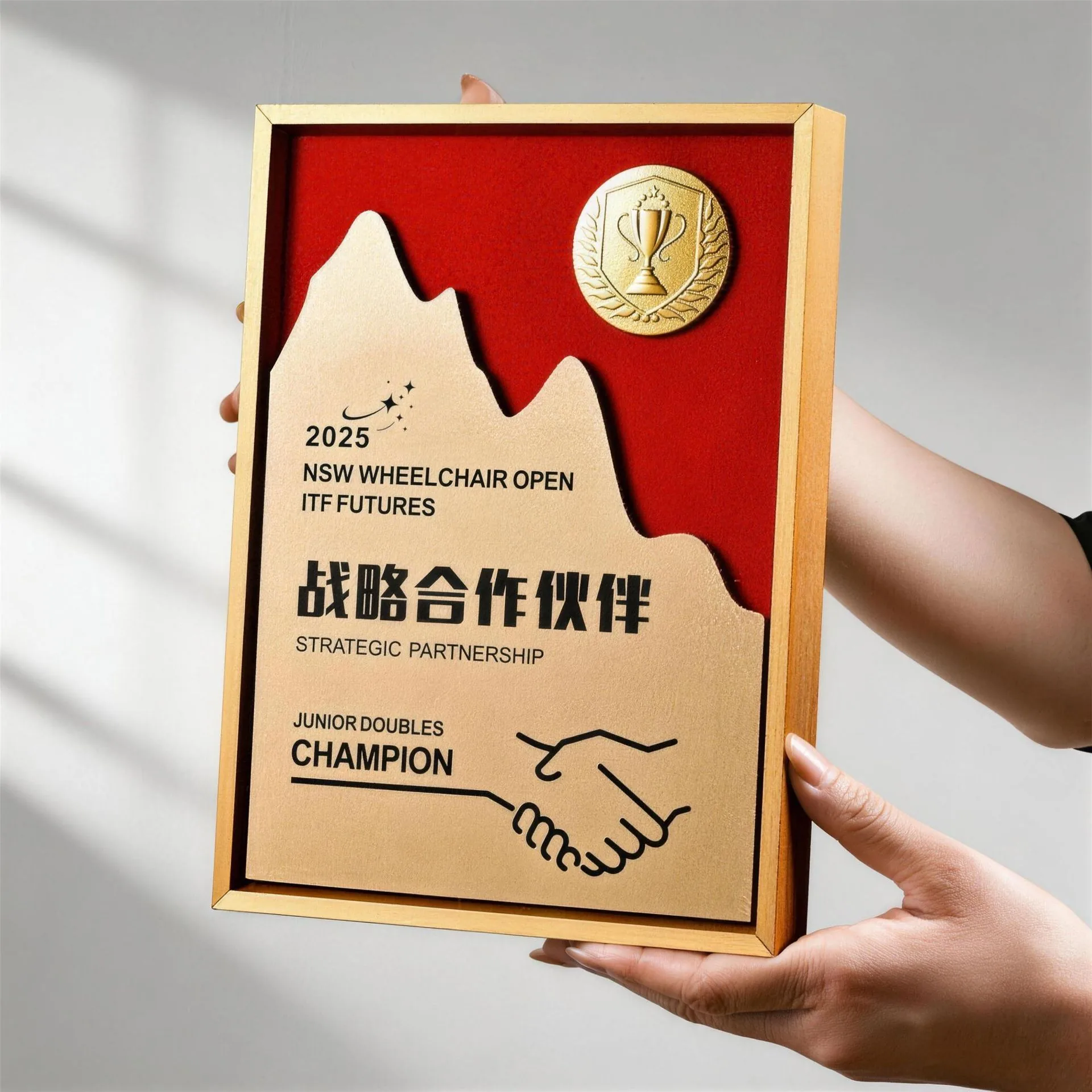 Mountain Peak Aluminum-Plastic Board Plaque